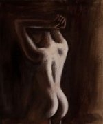 Silhouette of a Woman - Oil Painting Reproduction On Canvas