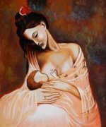 Maternity (Artist Interpretation) -Pablo Picasso Oil Painting