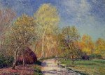 A May Morning in Moret - Alfred Sisley Oil Painting