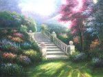 Stairway to Paradise - Oil Painting Reproduction On Canvas