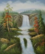 Mountain Vista - Oil Painting Reproduction On Canvas