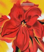 Red Amaryllis by Georgia O'Keeffe