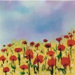 A field of poppies - Oil Painting Reproduction On Canvas