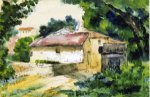 House in Provence III - Paul Cezanne Oil Painting