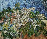 Blossoming Chestnut Branches II - Vincent Van Gogh Oil Painting