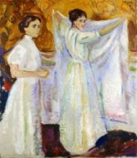 Two Nurses - Oil Painting Reproduction On Canvas
