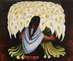 The Flower Seller - Oil Painting Reproduction On Canvas