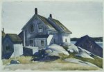 House at the Fort, Gloucester - Edward Hopper Oil Painting