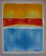 Untitled (yellow, red and blue) - Mark Rothko Oil Painting