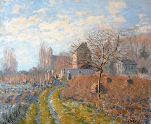 Hoar Frost-St. Martin's Summer (Indian Summer) - Alfred Sisley Oil Painting