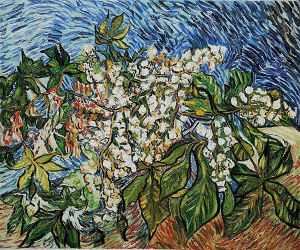 Blossoming Chestnut Branches II - Vincent Van Gogh Oil Painting