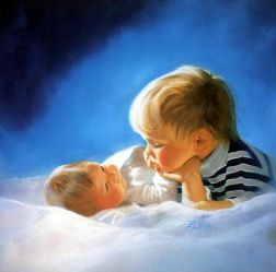 Brotherly Love - Donald Zolan Oil Painting
