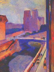 Notre Dame sunrise - Henri Matisse Oil Painting