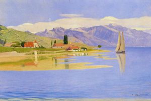 The Port of Pully - Felix Vallotton Oil Painting