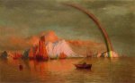 Arctic Sunset with Rainbow - William Bradford Oil Painting