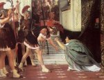 Proclaiming Claudius Emperor - Sir Lawrence Alma-Tadema Oil Painting