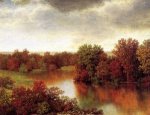 Bend in the River - William Mason Brown Oil Painting