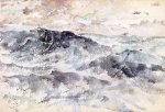 Arrangement in Blue and Silver-The Great Sea - James Abbott McNeill Whistler Oil Painting