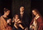 Sacred Conversation - Giovanni Bellini Oil Painting