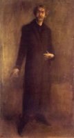 Brown and Gold - James Abbott McNeill Whistler Oil Painting