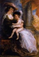 Helena Fourment with her Son Francis - John Singer Sargent Oil Painting