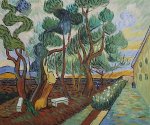 The Garden at Saint-Paul Hospital - Vincent Van Gogh Oil Painting