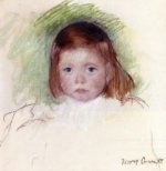 Portrait of Ellen Mary Cassatt - Mary Cassatt Oil Painting