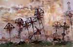Graveyard in the Tyrol II - John Singer Sargent Oil Painting