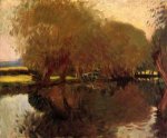 A Backwater at Calcot Near Reading - John Singer Sargent Oil Painting