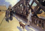 The Pont du Europe - Gustave Caillebotte oil painting