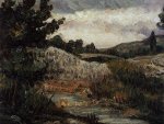 Landscape-Mount Saint-Victoire - Paul Cezanne Oil Painting