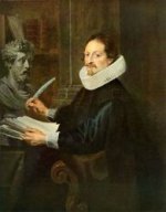 Portrait of Haspar Hevarts - Peter Paul Rubens Oil Painting