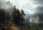 Sierra Nevada - Albert Bierstadt Oil Painting