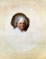 Martha Washington (The Athenaeum Portrait) - Oil Painting Reproduction On Canvas