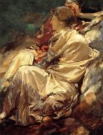 Cashmere Shawl - Oil Painting Reproduction On Canvas