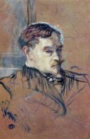 Romain Coolus - Henri De Toulouse-Lautrec Oil Painting