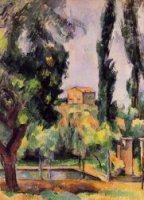 The Jas de Bouffan - Paul Cezanne Oil Painting