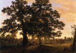 The Charter Oak at Hartford - Frederic Edwin Church Oil Painting