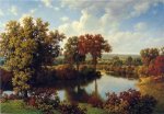 Autumn Reflections II - William Mason Brown Oil Painting