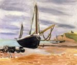Boats at Etretat - Henri Matisse Oil Painting
