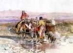 Thirsty - Charles Marion Russell Oil Painting