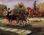 Nice, on the Promenade des Anglais - Henri De Toulouse-Lautrec Oil Painting