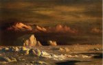Ship and Icebergs - William Bradford Oil Painting