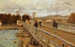 Footbridge at Argenteuil - Oil Painting Reproduction On Canvas
