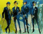 THE BEATLES - Leroy Nieman Oil Painting