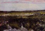 The Heath with a Wheelbarrow - Vincent Van Gogh Oil Painting