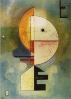 Modern Abstract-Geometric - Wassily Kandinksy style- Oil Painting Reproduction On Canvas
