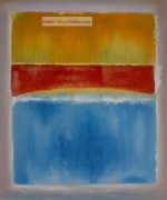 Untitled (yellow, red and blue)