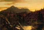 Autumn Twilight: View of Copway Peak - Thomas Cole Oil Painting