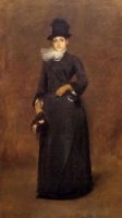 Ready for a Walk: Beatrice Clough Bachmann - Oil Painting Reproduction On Canvas